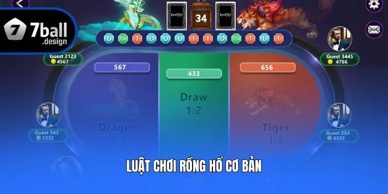 Luật chơi Rồng Hổ cơ bản